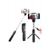 Selfie Çubuğu Tripod Bluetooth Kumandalı Selfie Çubuğu Telefon Tutucu