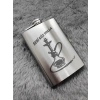 Seri Köz Yolla Temalı 9 Oz Paslanmaz Çelik Cep Matarası 266 Ml İçecek Cep Matarası