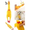 Sesli Horoz Eğlenceli Köpek ve Kediler İçin Sesli Öten Horoz Oyuncak 28 Cm