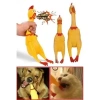 Sesli Horoz Eğlenceli Köpek ve Kediler İçin Sesli Öten Horoz Oyuncak 28 Cm