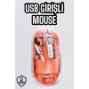 Sessiz Kablosuz Usb Girişli Mouse Fare Yüksek Performanslı