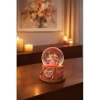 Sevgililer Temalı Led Işıklı Kar Küresi 9 cm – Romantik & Anlamlı Sevgili Hediyesi Pembe