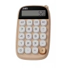 Sevimli Kare Tuşlu 10 Haneli Ldc Ekran Hesap Makinası Kahverengı
