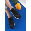 Sharon Siyah Bağcıklı Spor Ayakkabı