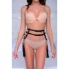 Sık Deri Püsküllü Bel Kemer Harness - Brf1045