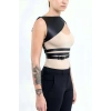 Sık Deri Seksi Göğüs Harness - Brf903