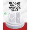 Şık Tasarımlı Magsafe Araç Telefon Tutucu Type-c Girişli