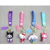 Silikon Kuromi, Hello Kitty, My Melody Anahtarlık
