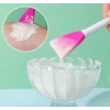 Silikon Yüz Temizleme Fırçası ve Maske Uygulama Spatulası