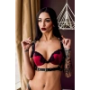 Sırtı Zincir Detaylı Şık Deri Harness - Brf215