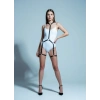 Siyah Body Harness Deri Malzemeli Halkalı Vücut Aksesuarı - Brf234