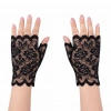 Siyah Dantel Parmaksız Kısa Eldiven