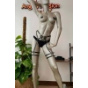 Siyah Deri Bacak Harness - Brf214