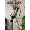 Siyah Deri Fantazi Giyim Modelleri