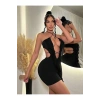 Siyah Fantezi Elbise 5086