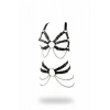 Siyah Harness Takım Zincir Detaylı Metal Halka Aksesuarlı - Brf1260
