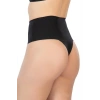 MARSİLYAN™ SİYAH MI 2806 Lazer Kesim Yüksek Bel İz Yapmaz String