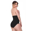 MARSİLYAN™ SİYAH MI  2080 Yüksek Bel Çıtçıtlı Slip Korse