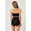 MARSİLYAN™ SİYAH MI  2842 Lazer Dantelli Slip Korse