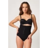 MARSİLYAN™ SİYAH MI  2932 Double Karın Agraf Destekli Slip Lazer Korse