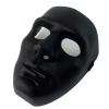 Siyah Renk Hip Hop Anonim Jabbawockeez Dans Maskesi 18x19 cm (4887)