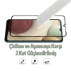 Sm Galaxy A12 Full Glue Full Kaplama Tempered Cam Ekran Koruyucu