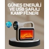 Solar Cob Alev Efektli Lamba – Güneş Enerjili Suya Dayanıklı Taşınabilir