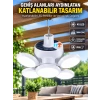 Solar Enerjili Katlanabilir Led Kamp ve Bahçe Lambası