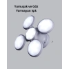 Solar Güneş Enerjili Ve Usb Şarjlı 5 Kanatlı Led Kamp Lambası