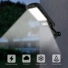 Solar LED Bahçe Sokak Lambası Hareket Sensörlü Kumandalı 3 Modlu Güneş Enerjili