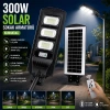 Solar Sokak Lambası 300W 6500K Sensörlü Kumandalı
