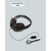 Stereo KırmızıKulaklığı Yumuşak Pedli Mikrofonlu