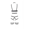 String - Sütyen Jartiyer Harness Takım - Brf142