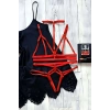 String - Sütyen Lastik Harness Takım - Brf144