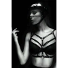 Sütyen Üzeri Şık Deri Harness - Brf247