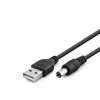 Tablet Şarj Kablosu Usb To 5.5*2.5 1M Siyah HDX1323