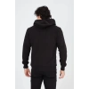 Tam Fermuarlı Kapşonlu  SweatShirt - Siyah -
