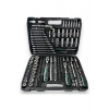 Tam Profesiyonel Germany 72 Diş Eğik Cırcır 216 Parça Lokma Takımı Oto Tamirci Tam Set 1/2-3/8-1/4