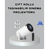 Taşınabilir Projeksiyon Cihazı 4k Destekli Wi-fi Kablosuz Ekran Yansıtma