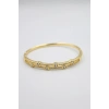 Taşlı Vip Bilezik - Altın