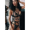 Tasmalı Deri Jartiyer Takım Harness - Brf233