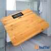 Techfit Bambu Banyo Baskülü Yüksek Hassasiyetli Darbelere Dijital Dayanıklı Terazi Tf 1065 Max 180kg (4887)