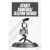 Telefon Tutucu Mikrofonlu Işıklı Youtuber Video Kayıt