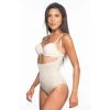 MARSİLYAN™ TEN MI  2073 Göğüsü Açık Desenli Body Korse