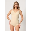 MARSİLYAN™ TEN MI  2821 Balenli Double Boy Slip Lazer Korse