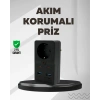 Tip Akım Koruma Prizi 10A 2500W USB Type C Destekli