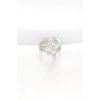 Topçuk Model Zirkon Taşlı Silver Renk Ayarlanabilir Yüzük - TJ-BYK3137