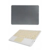 Touchpad Uyumlu Bluetooth Klavye Slim Kablosuz Wifi Q Klavye