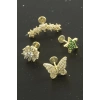 Tragus Zirkon Taşlı  Piercing 1 Adet