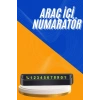 Tüm Araçlara Uyumlu Araç Içi Park Numaratör Oto Araç Numaratör